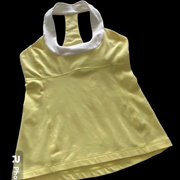Lululemon Athletica Tank Top with a Built-in Sports Bra Mesh Details - Picture 2 of 5